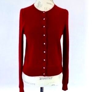 💲SALE💲HP AlexMarie Cashmere Sweater with Crystal Buttons Sz M